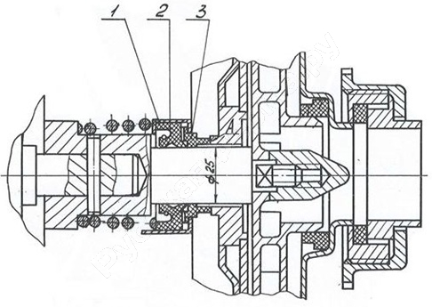 Торцевое уплотнение вала чертеж